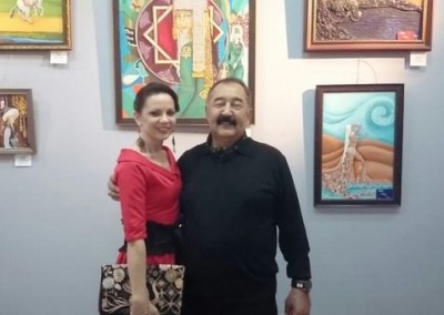 Artists Artemyev Olesya and Ayzharyk Espaev
